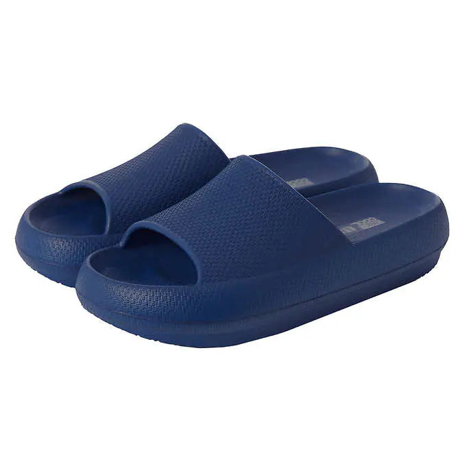 32 Degrees Unisex Cushion Slide Sandal, Navy